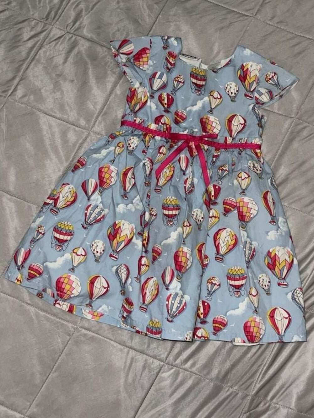 Blueberi Boulevard Hot Air Balloon Print Dress Size 4T